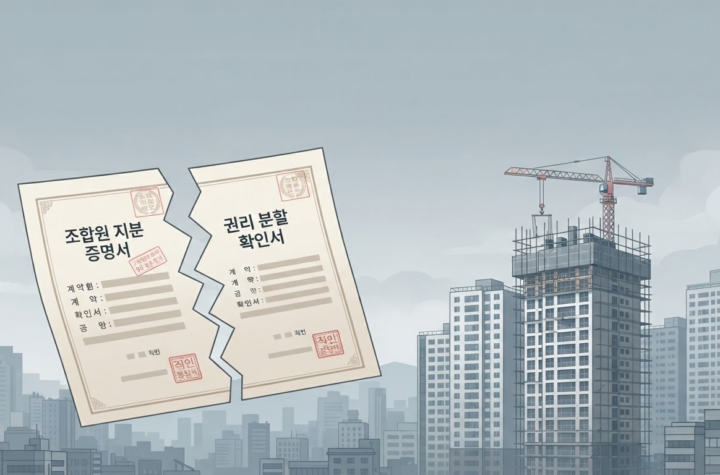 [단독]양도시점 혼란...강남 재건축 매수자 수백명 '반쪽 조합원' 됐다