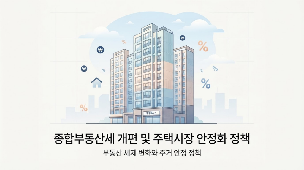 “종부세 ‘장기거주공제’ 전환… 1주택 양도세 한시 완화로 매물 유도해야”