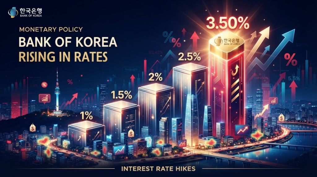 한국은행 전 부총리 "물가 2% 안착 확신 전엔 인상 멈출 수 없다" … 연말 기준금리 3% 진입 전망