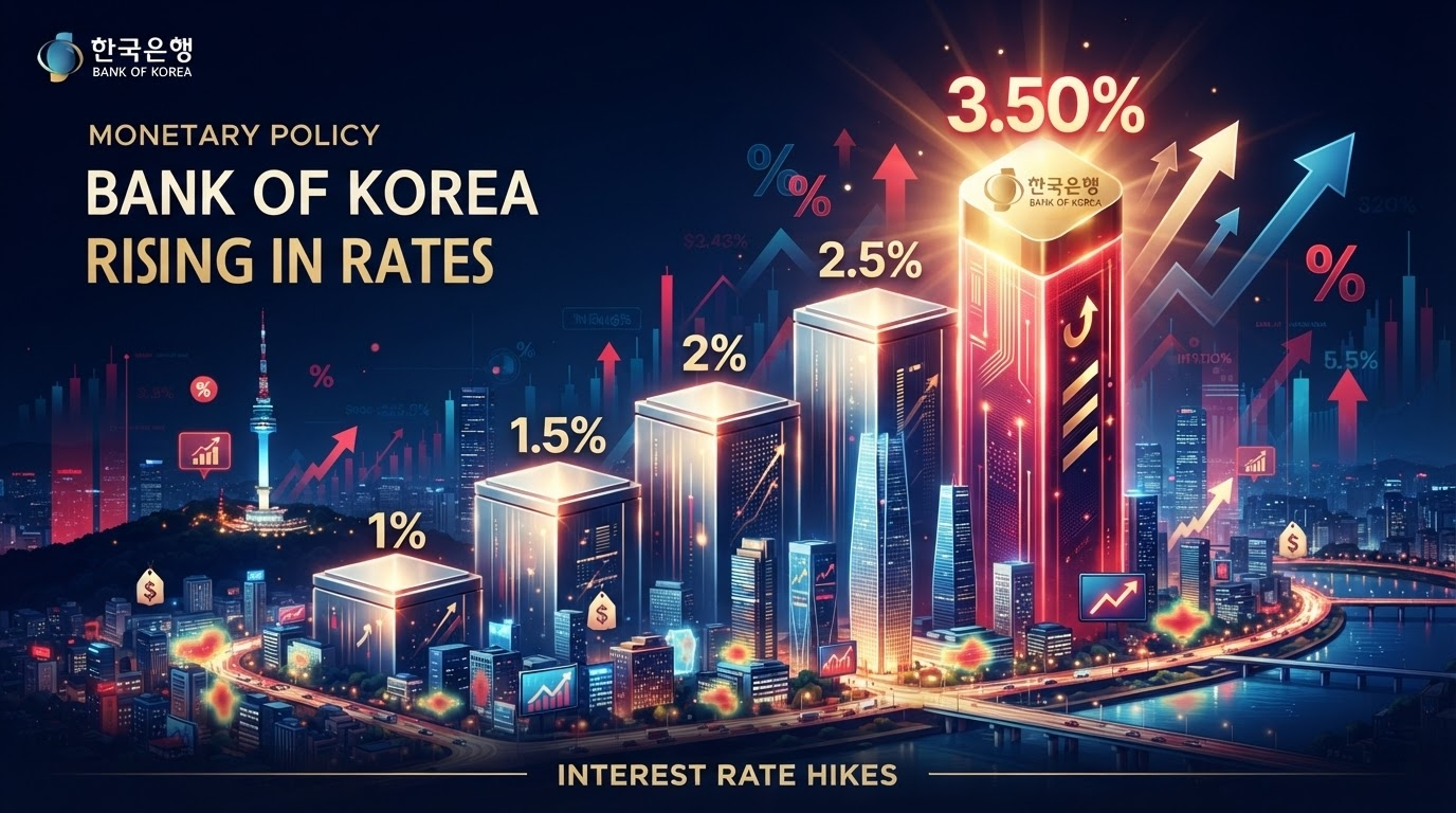 한국은행 전 부총리 "물가 2% 안착 확신 전엔 인상 멈출 수 없다" … 연말 기준금리 3% 진입 전망